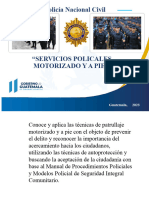 9 Servicios Policiales Motorizado y Apie