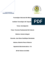 Tarea de Calculo Integral. Investigación.