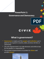 1 Governance and Democracy1