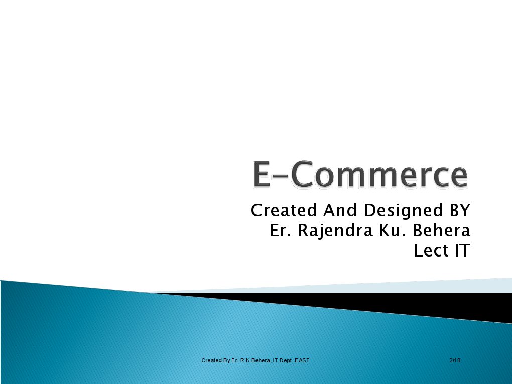 E Commerce PDF E Commerce Sales