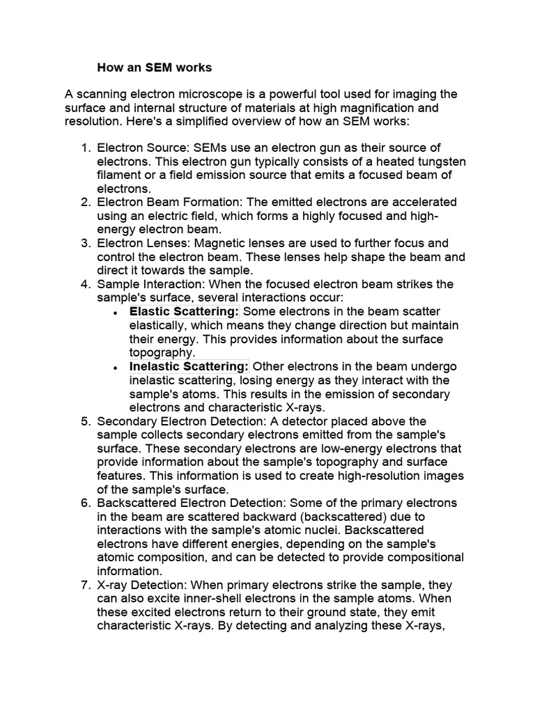 How Sem Works | PDF