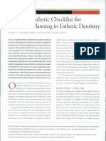 Journal-A Dental Esthetic Checklist For Treatment Planning in Esthetic Dentistry