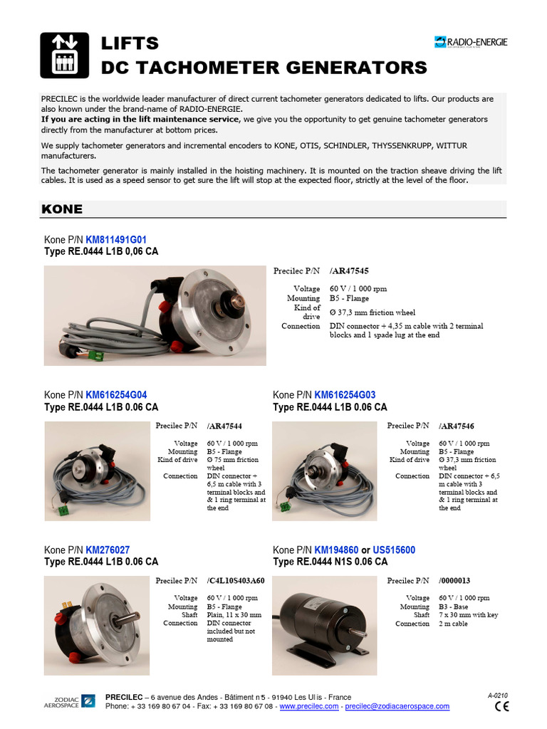 Radio Energie Tachometer | Download Free PDF | Elevator | Direct Current