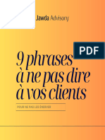 9 Phrases À Ne Surtout Pas Dire Aux Clients