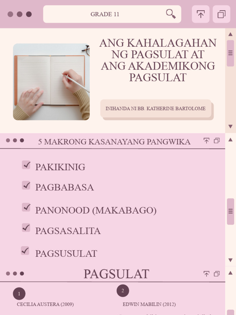 PAGSULAT | PDF