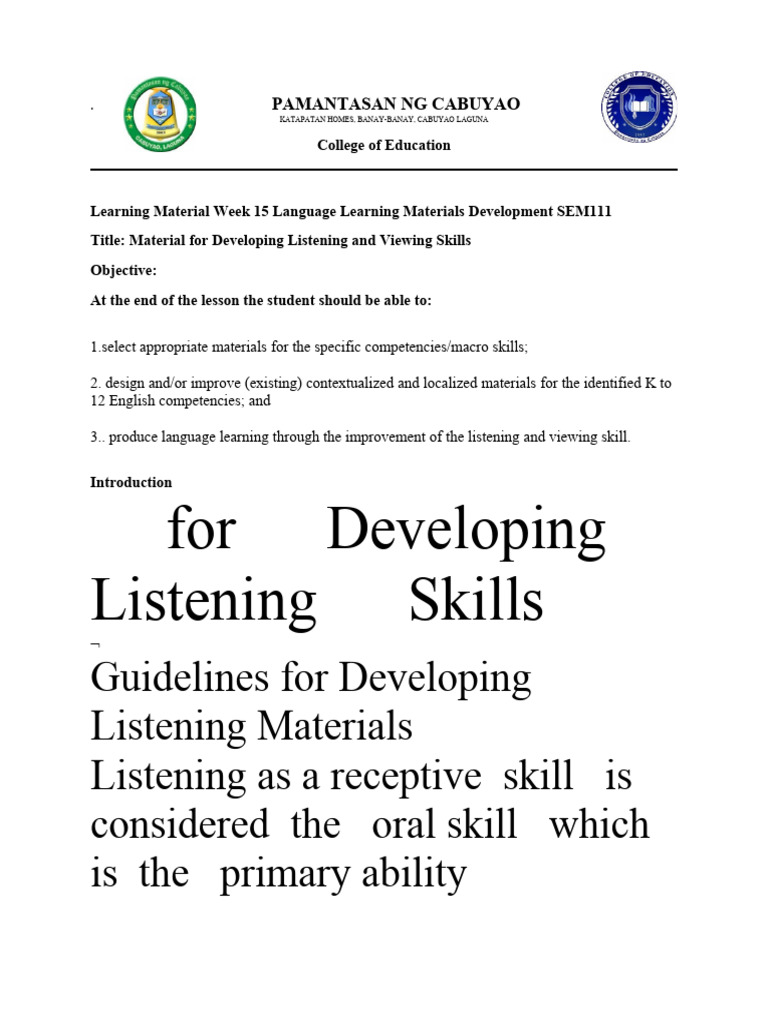 SEM 111 Week 15 Language Learning Material Development (20230503074447