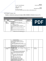 Planificare Engleza Cls. A IV-a