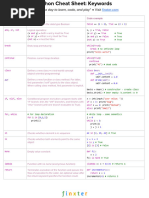 Python Notes and Cheat Sheets