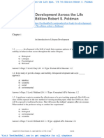 Test Bank For Development Across The Life Span 7 e 7th Edition Robert S Feldman