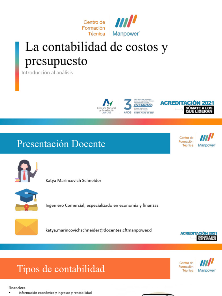 Contabilidad de Costos y Presupuestos | PDF