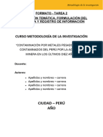 INVE.1301.T2.Delimitación Temática, Formulación Del Problema y Registro de Información