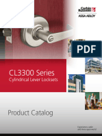 Corbin Russwin CL3300 Series Cylindrical Lock Catalog
