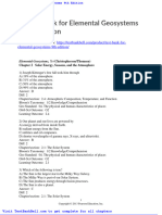 Test Bank For Elemental Geosystems 9th Edition