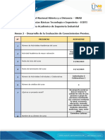 Anexo 2 - Desarrollo de La Evaluación de Conocimientos Previos