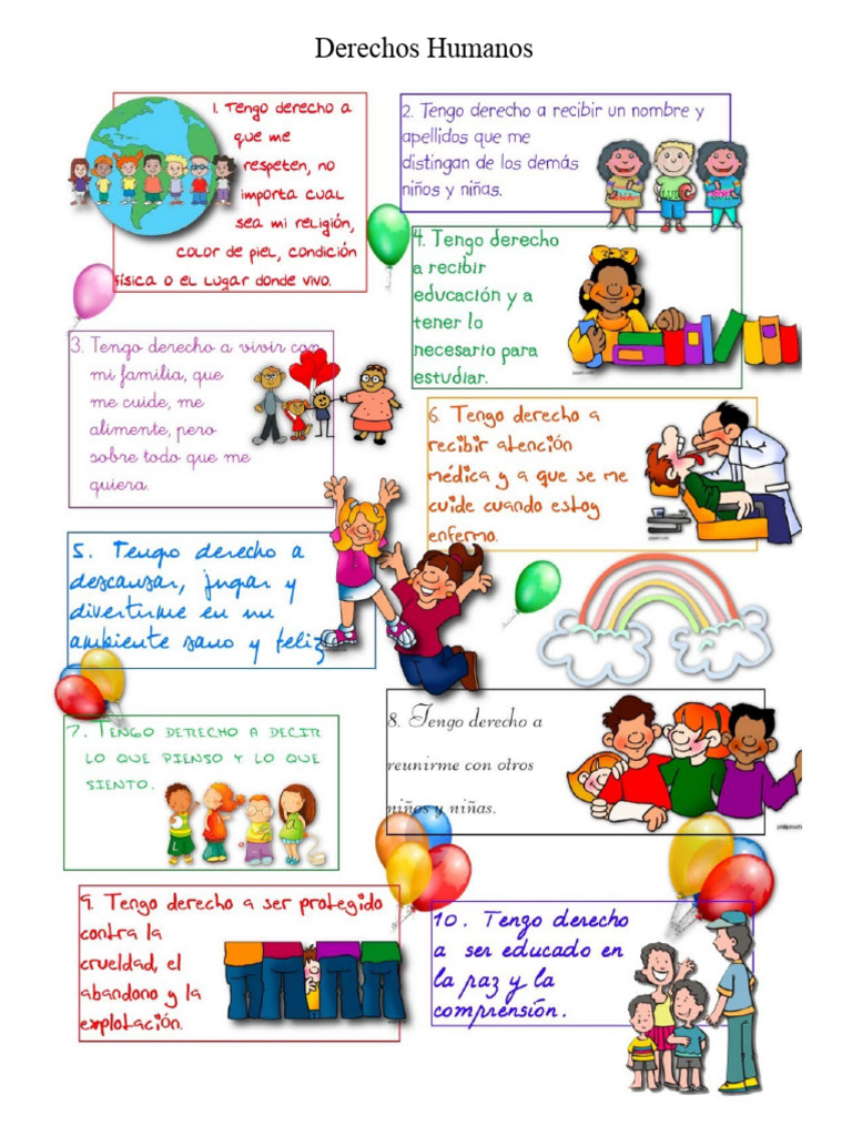 10 Derechos Humanos | PDF