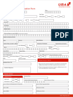 UBA Prepaid Form