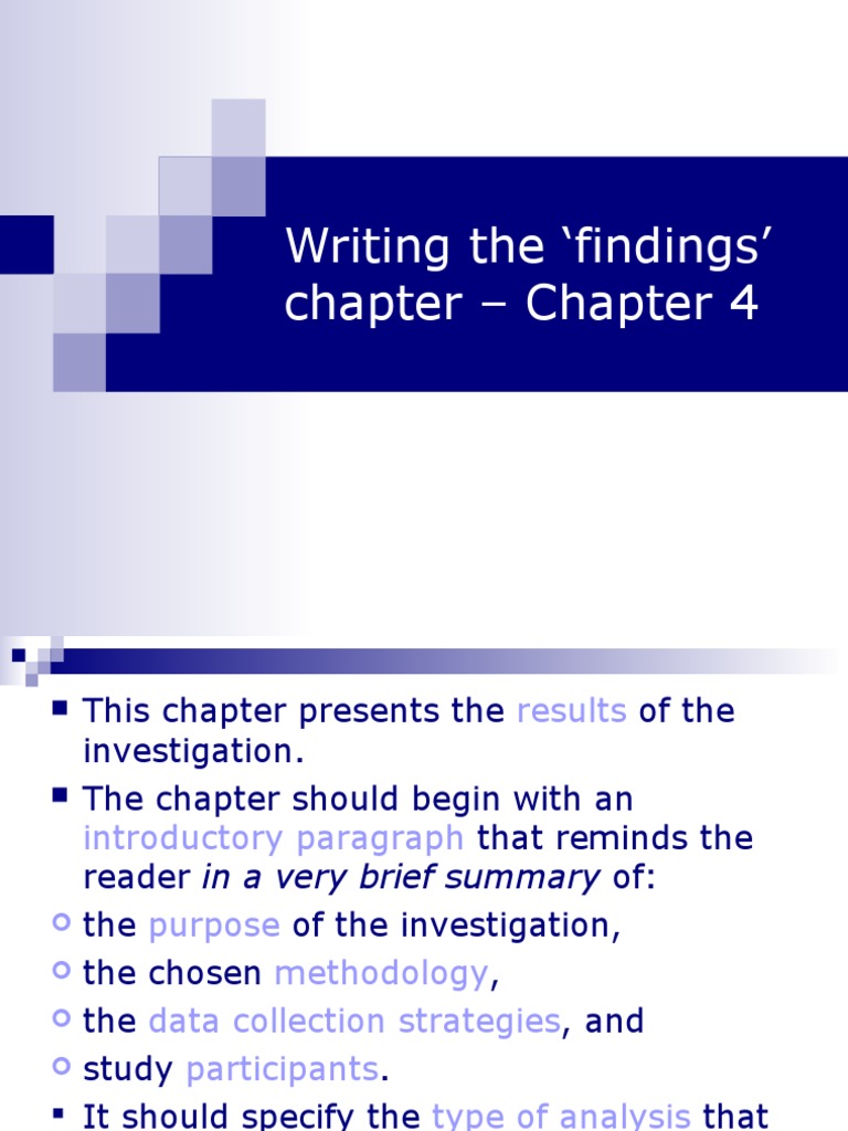 thesis chapter 4 qualitative