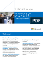 Microsoft Official Course: Querying Data With Transact-SQL