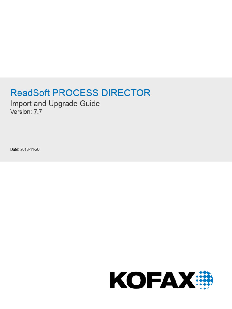 PROCESS DIRECTOR Import Guide 7.7.x | PDF | Accounts Payable | Taxes