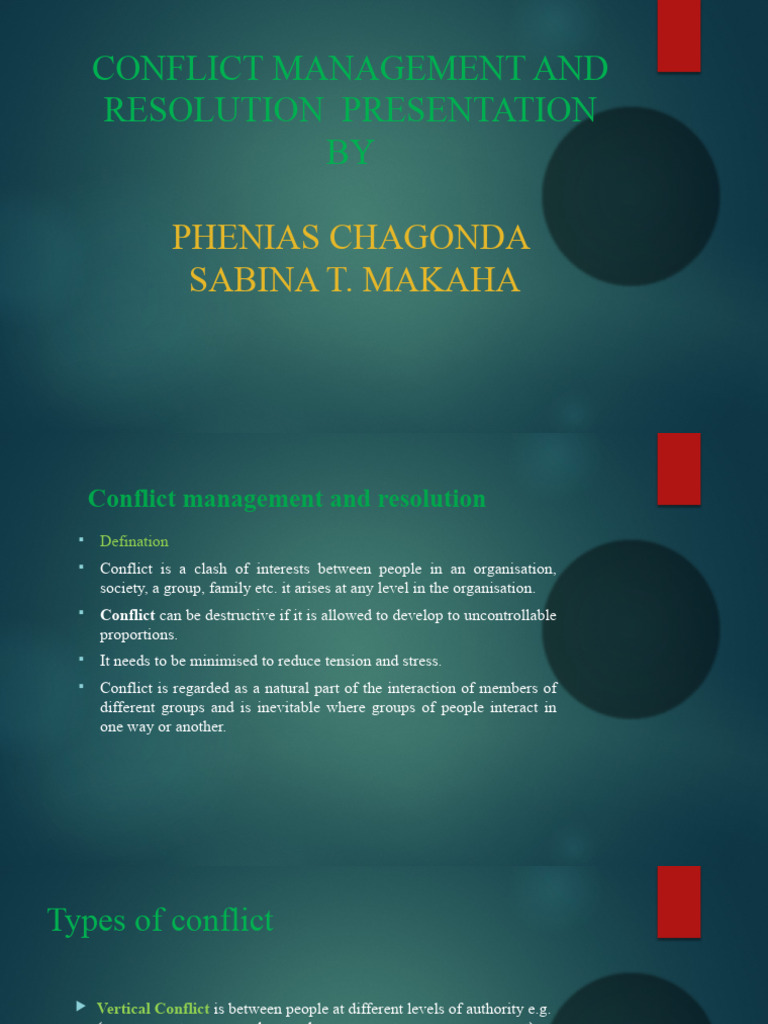 Conflict Management Strategies | PDF | Social Media | Popular Culture ...