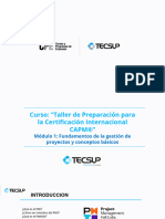 Intro Capm Conceptos Básicos - Tecsup