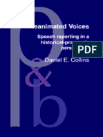 Daniel F. Collins-Reanimated Voices - Speech Reporting in A Historical-Pragmatic Perspective (Pragmatics & Beyond New) (2001)