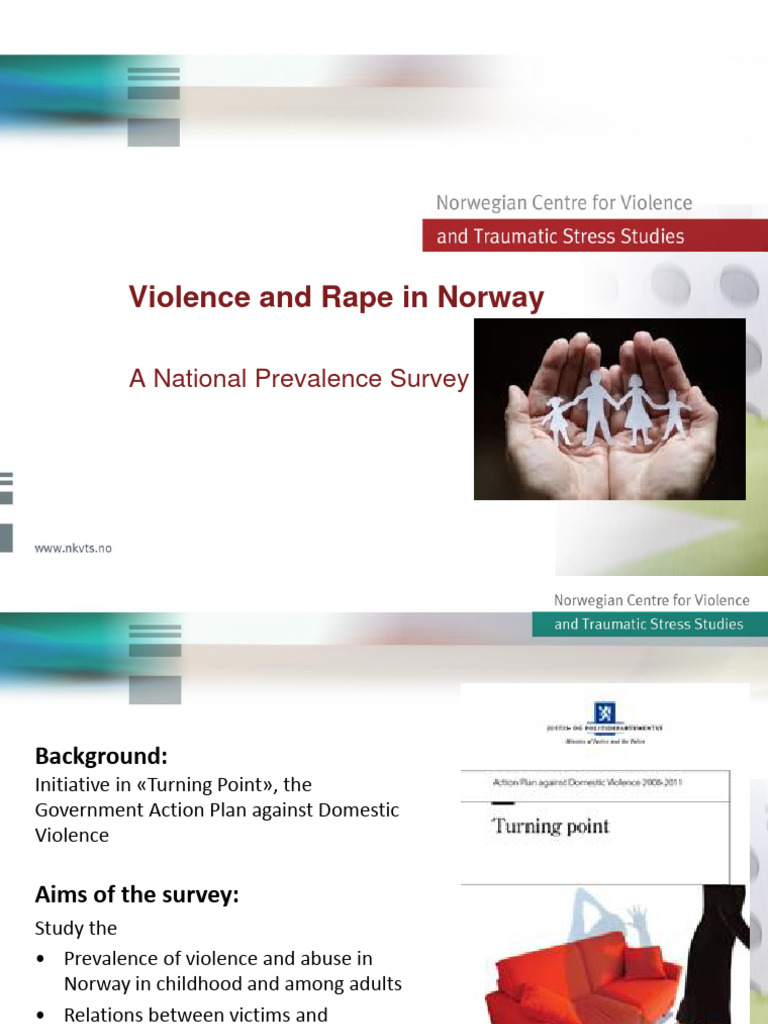 Violence and Rape in Norway: A National Prevalence Survey | PDF | Rape ...