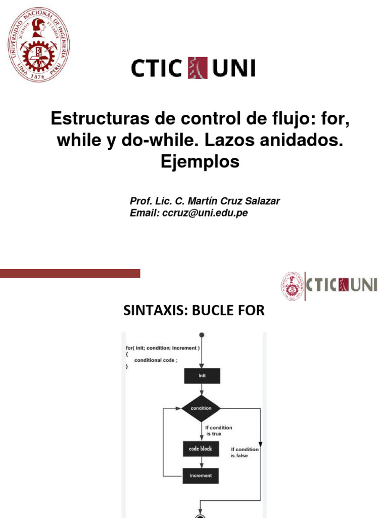 Estructuras de Control: For, While y Do-While | PDF | Flujo de control ...