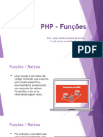 Aula 29 - PHP Funções - Rotinas ALEXANDER AI