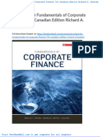 Test Bank For Fundamentals of Corporate Finance 7th Canadian Edition Richard A Brealey