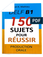 Delf B1 150 Sujets Pour Réussir