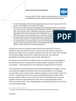 Iso 14001 Survey 2013 - Survey Design Report