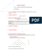 Productos Notables - Formulas