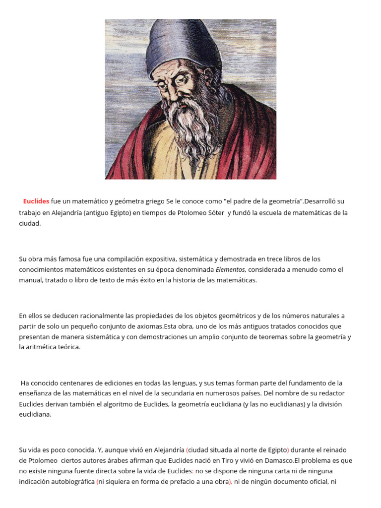 Euclides | PDF | Clásicos