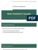 Week 1 Basic Statistical Concepts