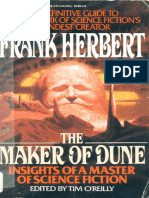 The Maker of Dune, Insights of A Master of Science Fiction by Frank Herbert, Tim O'Reilly - Text