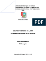 Cours D'histoire de L'art PDF