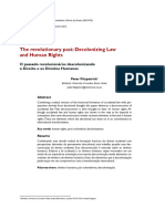FITZPATRICK, Peter. The Revolutionary Past Decolonizing Law and Human Rights