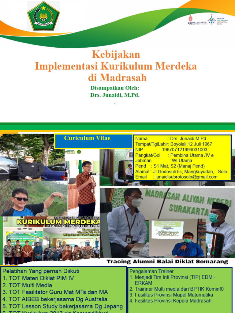 Materi H1 - IKM & Pengelolaan Pembelajaran Fix - MA | PDF