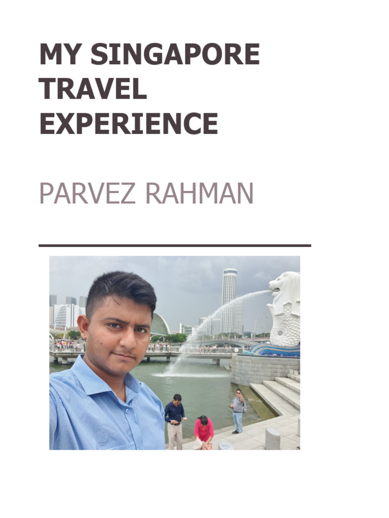 Travel To Singapore | PDF