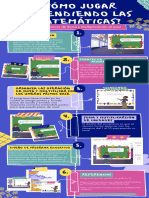 Infografia de Proceso Ilustrada Llamativa Retro Azul Rosa