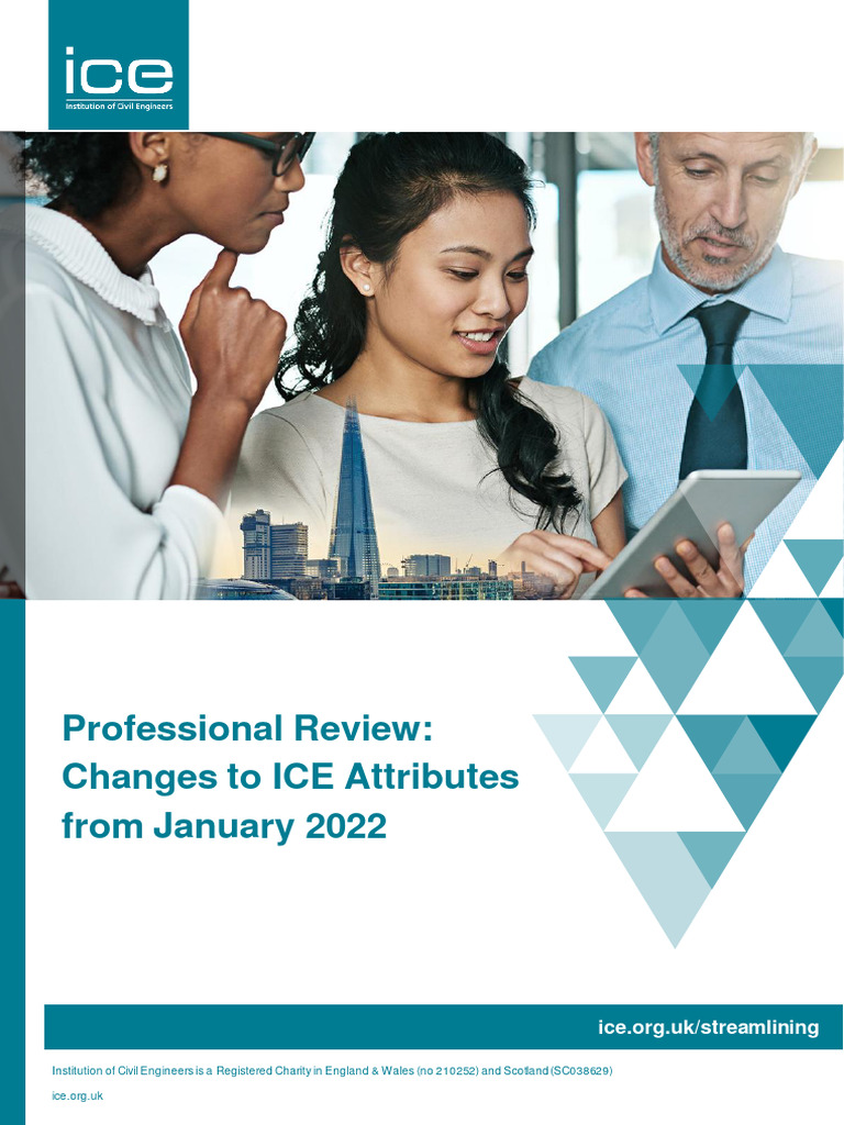 ICE Professional Review Attribute Changes | PDF | Sustainable Development