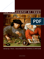 Paul Faulkner, Thomas Simpson - The Philosophy of Trust-Oxford University Press (2017)