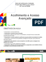 05 - Acolhimento e Acesso Avançado Slide