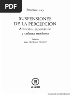 Jonathan Crary - Suspensiones de La Percepción | PDF