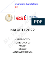 9 - EST 1 - March 2022 - Full Test - Colored