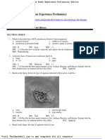 Test Bank For Microbiology The Human Experience Preliminary Edition