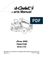 Parts Manual: 2000 Tractor