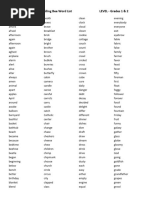 Grade 2 Spelling Bee Competition Word List 2024 | PDF