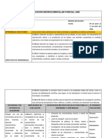 Ejemplo de PLANIFICACIÓN MICROCURRICULAR PARCIAL UNO CCNN